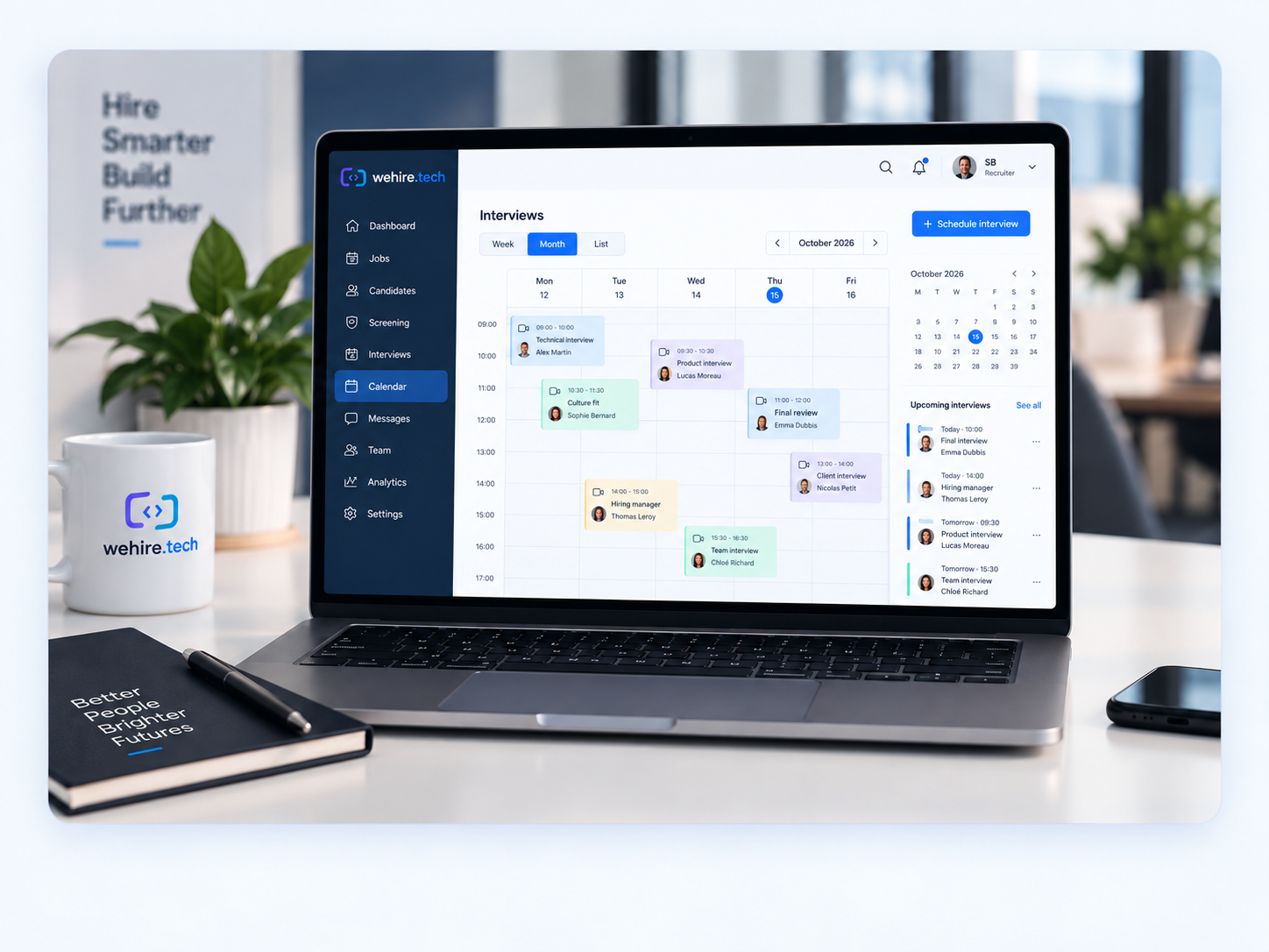 Calendar & scheduling